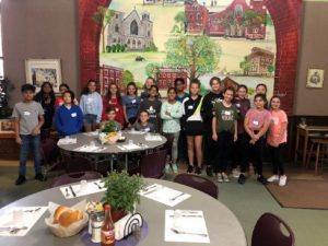 A group photo of Mrs. Cahill's class on a recent field trip