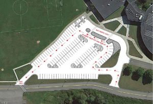 Map of FMS parking route