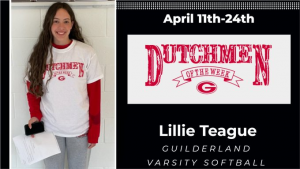 Softball player named Dutchmen of the Week