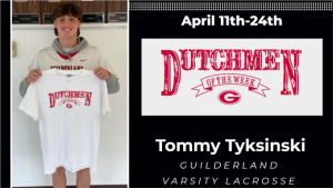 Lacrosse player named Dutchmen of the Week