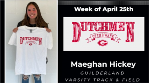 Varsity track and field member named Dutchman of the Week