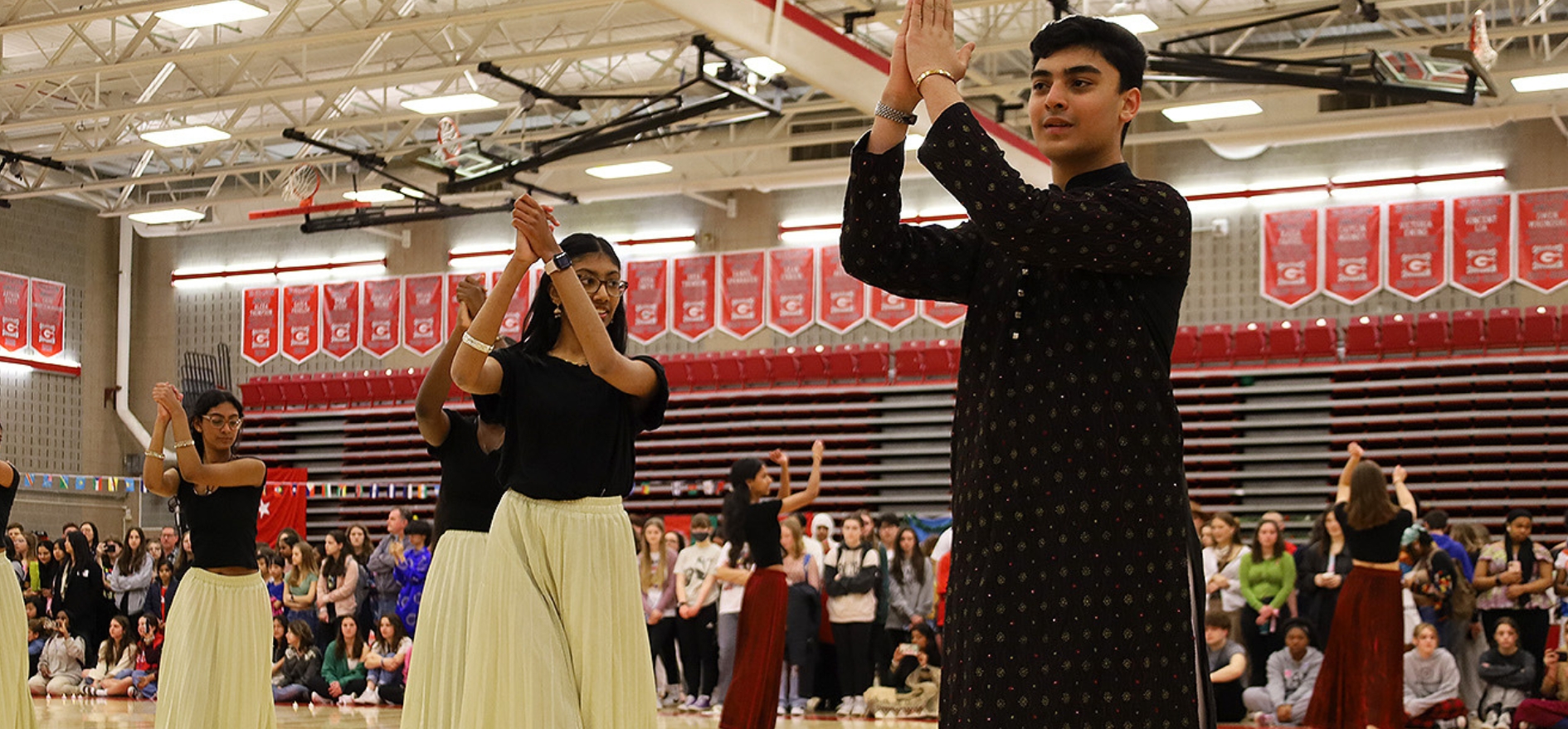 Students perform at the annual Guilderland High School Cultural Fair.