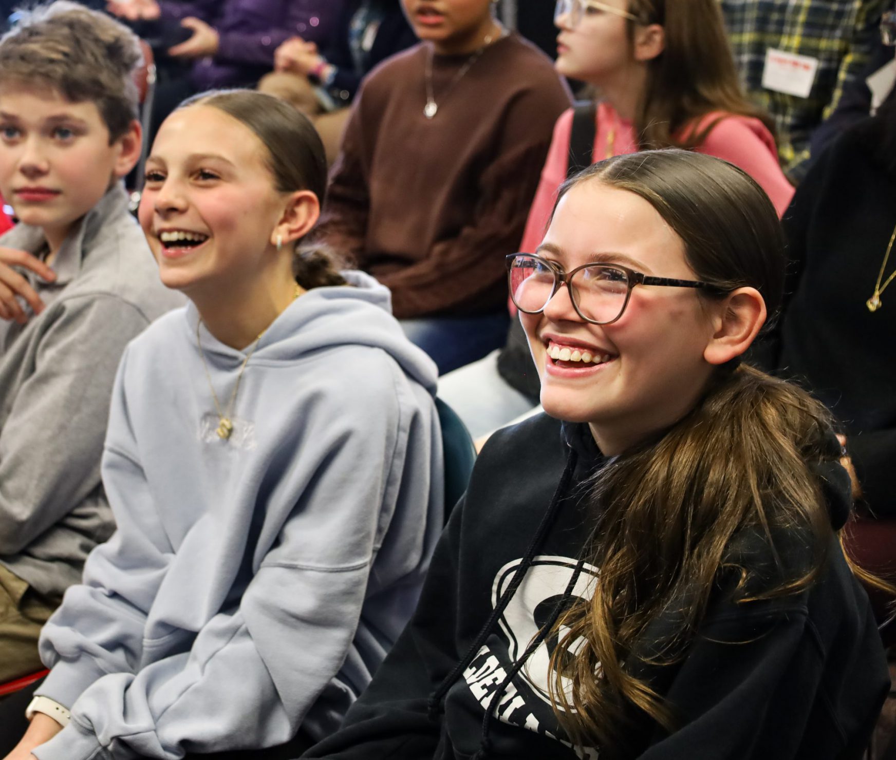 FMS students smiling.