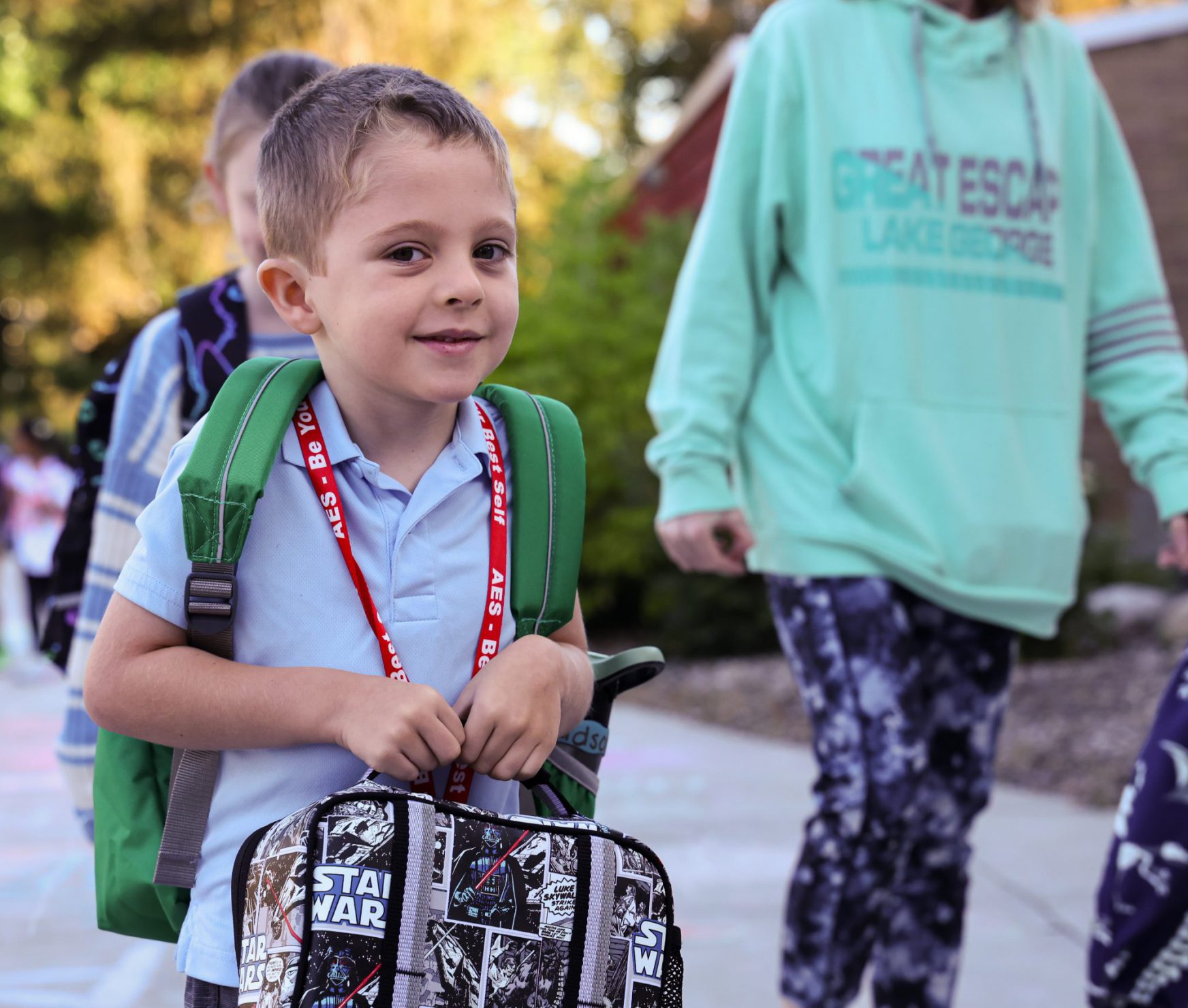 Students in Halloween Parade.