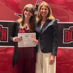 photo of Tenuree Shannon Blakeley and Principal Beth Bini